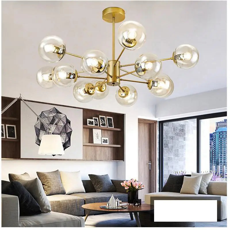 Nordic Magic Beans Chandelier for Living Room Bedroom Dining Study by Afralia™