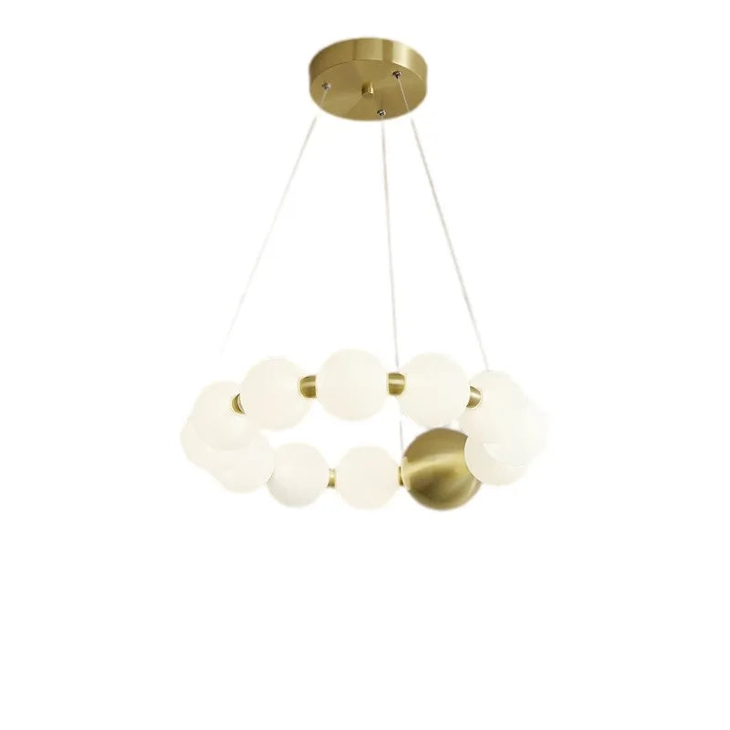 Nordic Acrylic Ball Chandelier for Dining and Kitchen Decor by Afralia™