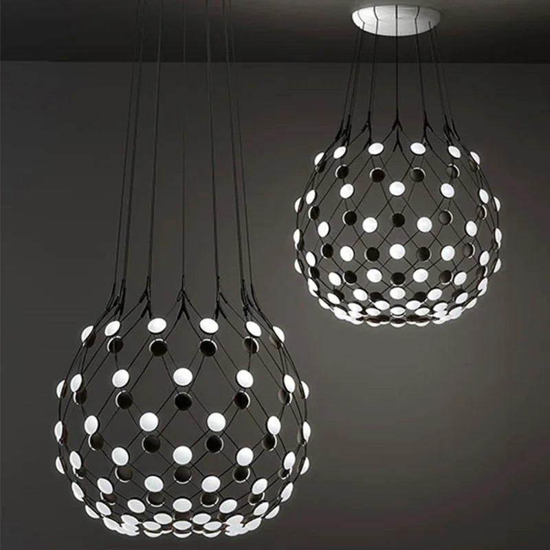 Afralia™ Modern LED Chandelier for Villa Living Room, Stairs, and Hotel with Creative Design