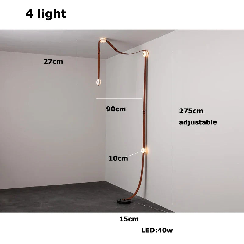 Afralia™ Modern Marble Series High Ceiling Chandelier for Foyer Dining Room