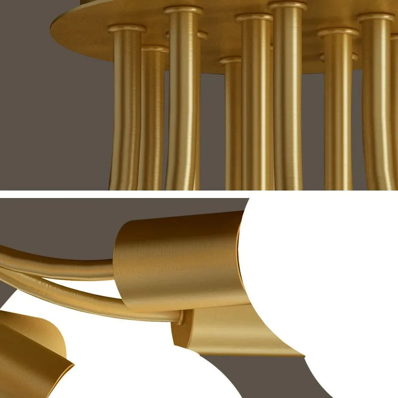 Afralia™ Postmodern Glass Ball Ceiling Lamp Luxury Nordic Interior Dining Room Lighting