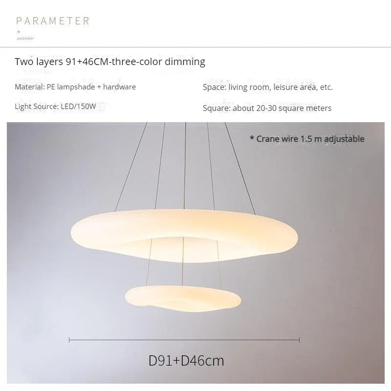 Afralia™ Modern Cloud LED Ceiling Light Chandelier for Living Room Bedroom Kids Room
