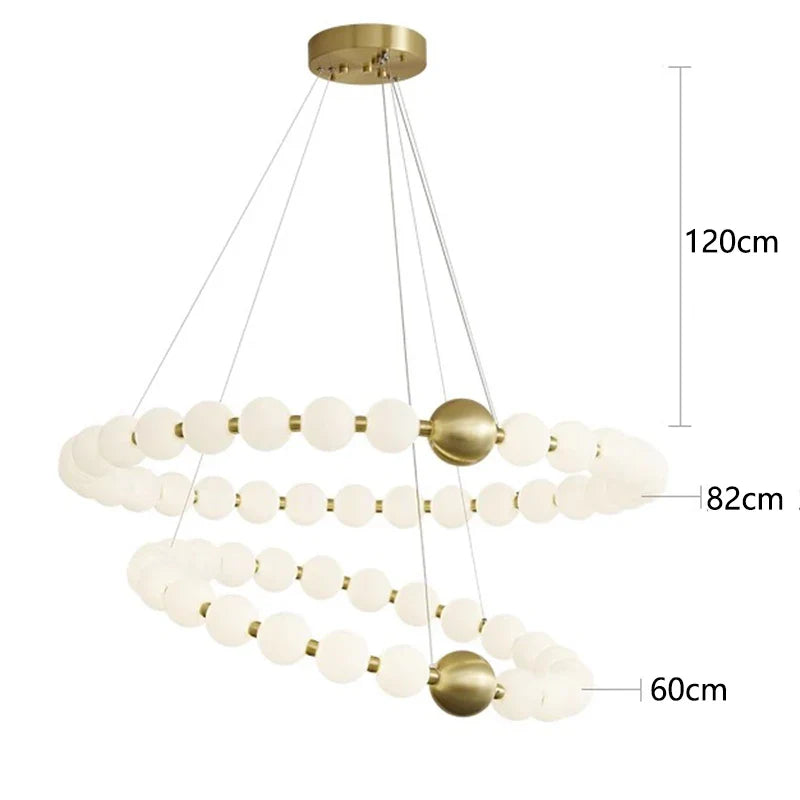 Afralia™ Modern LED Pendant Light Chandeliers for Living Room and Dining Room