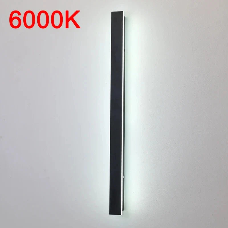 Afralia™ Outdoor Waterproof LED Wall Lamp, Modern Acrylic Light Source, IP65 Level WaterResistance