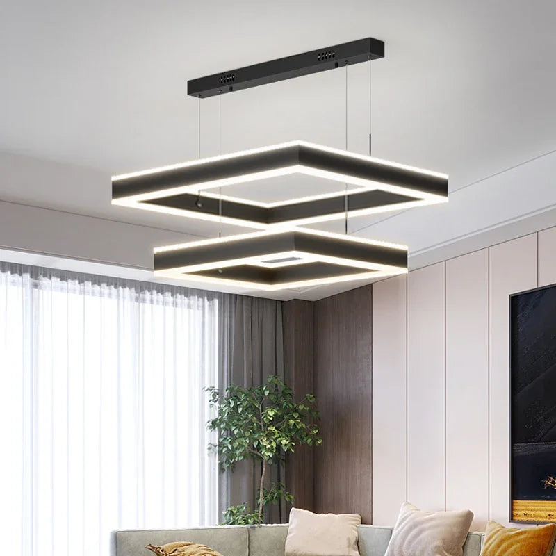 Afralia™ Modern Nordic Ceiling Chandelier Staircase Pendant Lamp for Villa