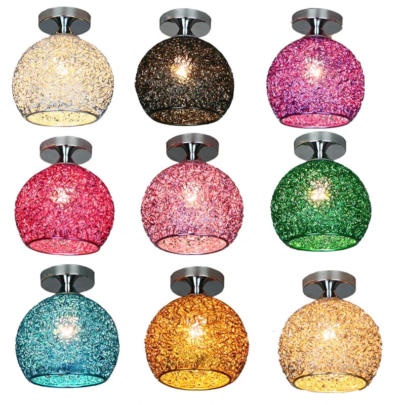 Afralia™ Metal Ball LED Ceiling Lights for Stylish Indoor Home Decor