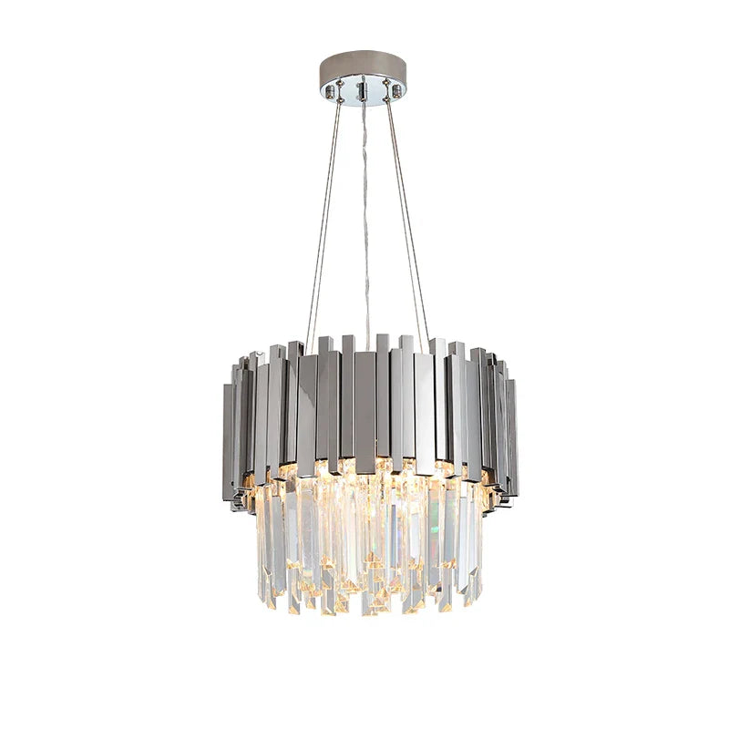 Afralia™ Crystal Oval LED Chandelier Lighting for Dinning Room