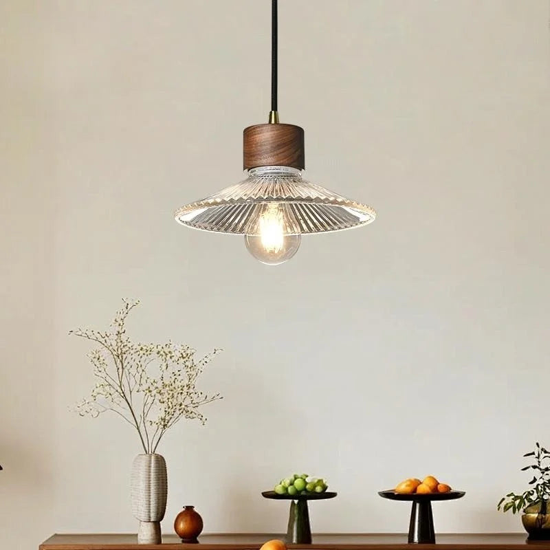 Afralia™ Glass LED Pendant Light - Modern Nordic Hanging Lamp for Home and Dining