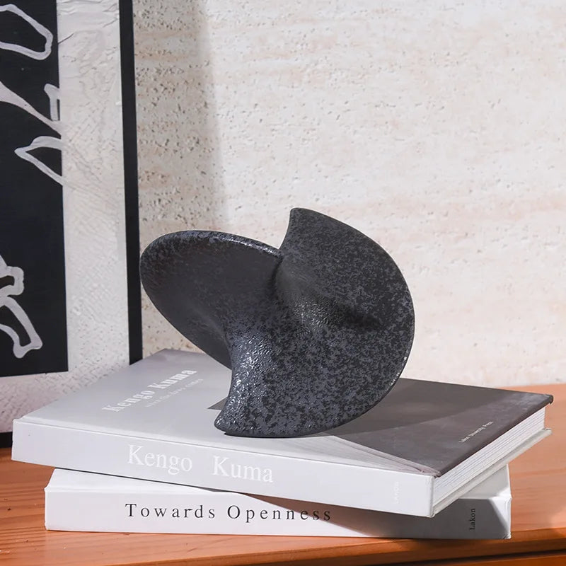 Afralia™ Geometric Ceramic Gyroscope Ornaments Home Decoration