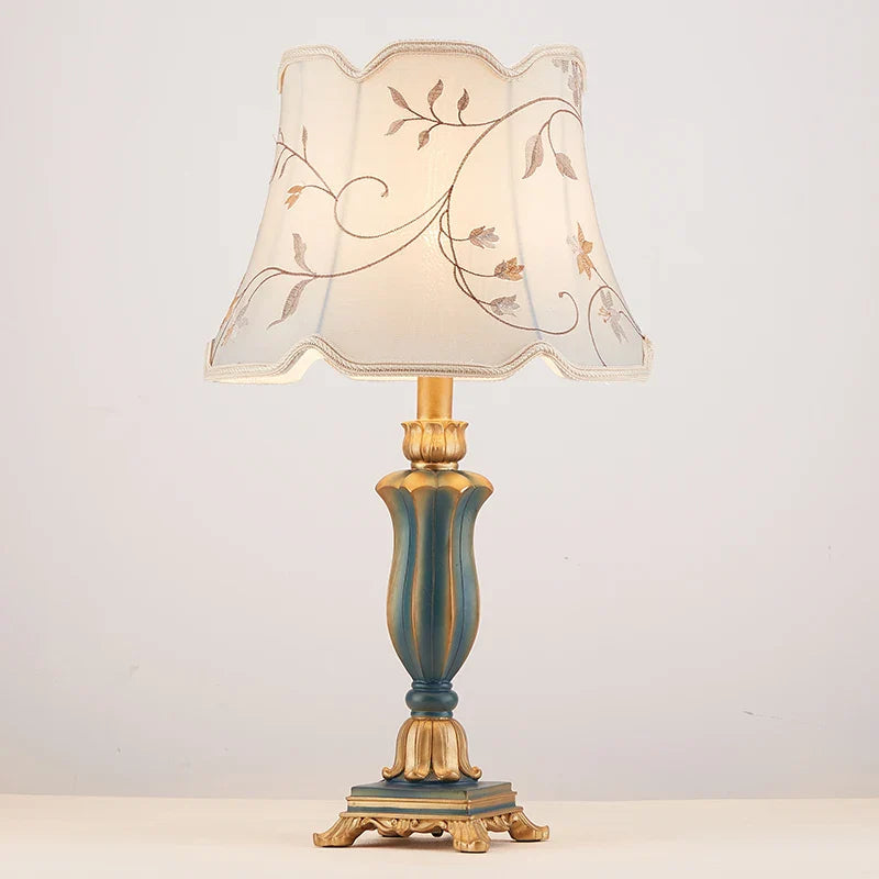 Afralia™ Country Pastoral Desk Lamp Retro Style for Bedroom and Living Room Decor.