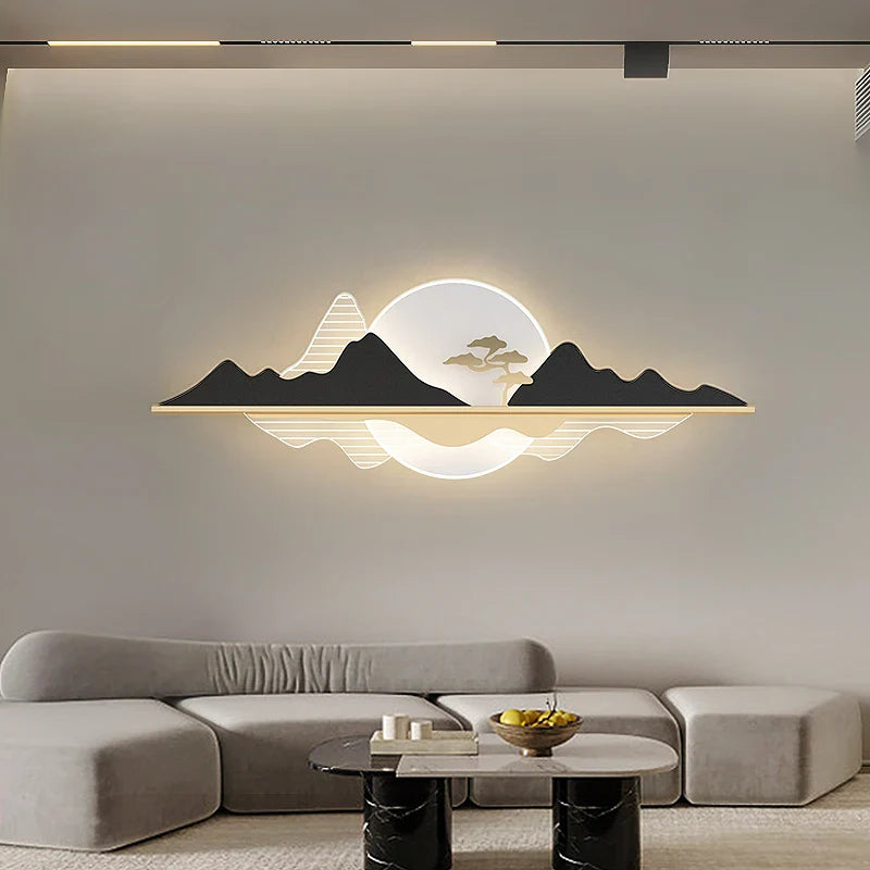 Afralia™ Modern Minimalist Sofa Wall Lamp for Nordic Living Room and Bedroom