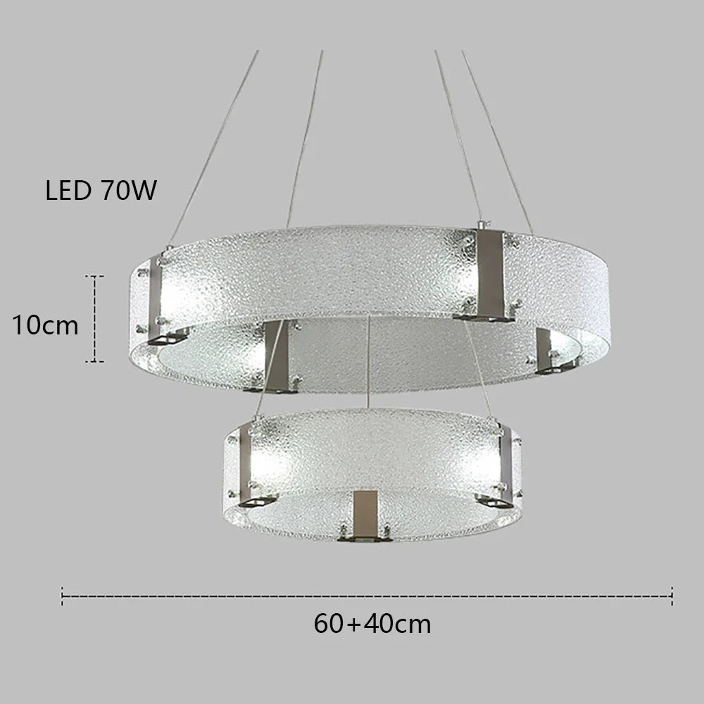 Afralia™ Gold LED Chandelier for Luxe Living Room Lighting