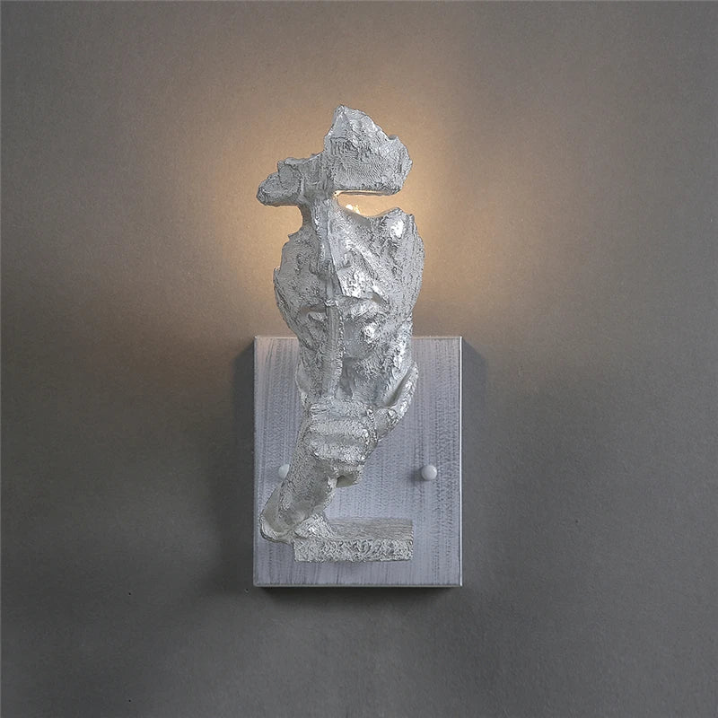 Afralia™ Nordic Retro Face Wall Lights Modern Bar Indoor Light Fixtures