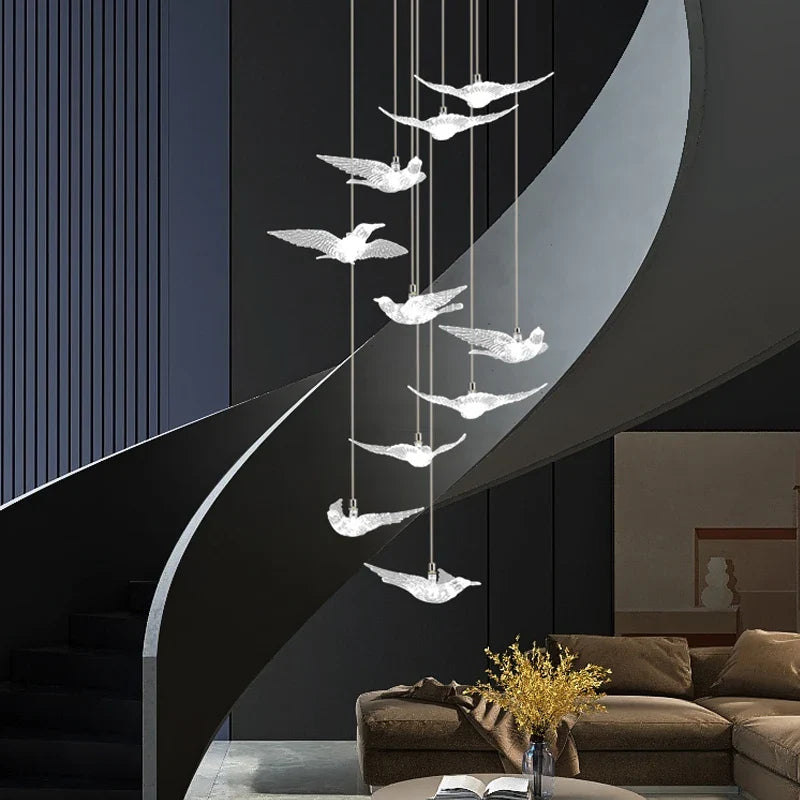 Afralia™ Led Bird Pendant Lamp for Home Decoration and Lighting