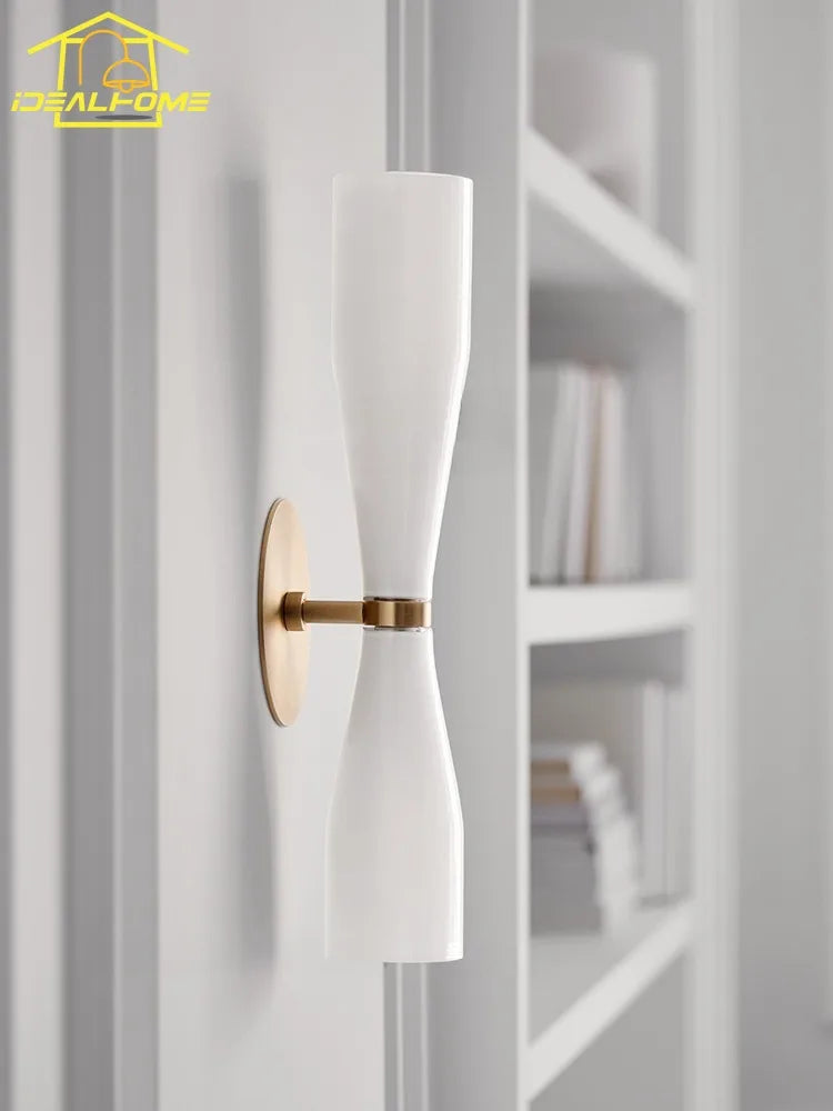 Afralia™ ETCETERA Copper Wall Lamp: Minimalist Luxury LED Indoor Lighting for Bedroom, Living Room