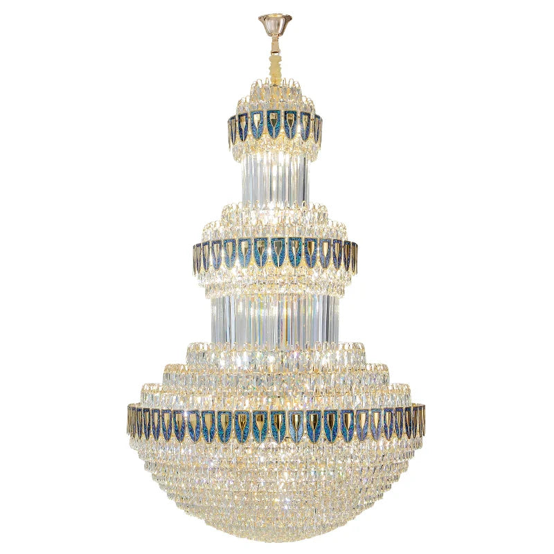 Afralia™ Crystal Chandelier: Luxury Lighting for Villa, Hotel, Office & Exhibitions