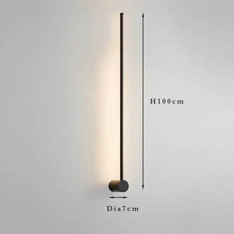 Afralia™ Modern Slim Wall Sconce & Ceiling Light for Bedroom Living Room