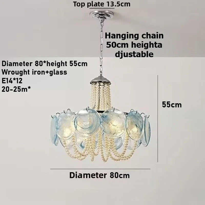 Afralia™ Pearl Chandelier: Modern Flower Shape Ceiling Light for Luxury Living & Dining Room Décor