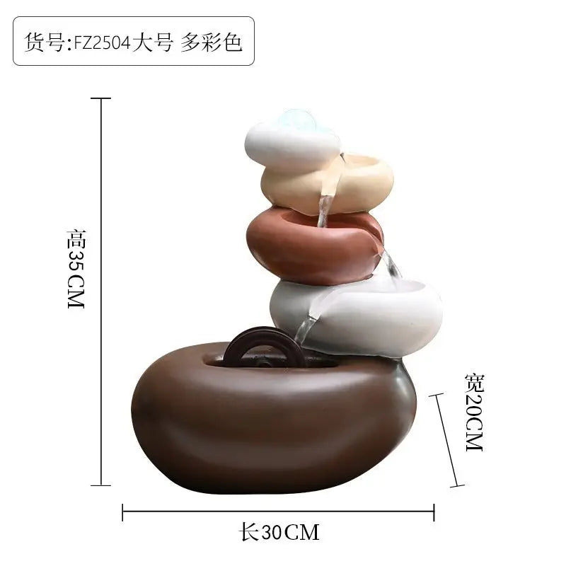 Afralia™ Circulating Water Fountain for Living Room and Entrance Hall Decoration