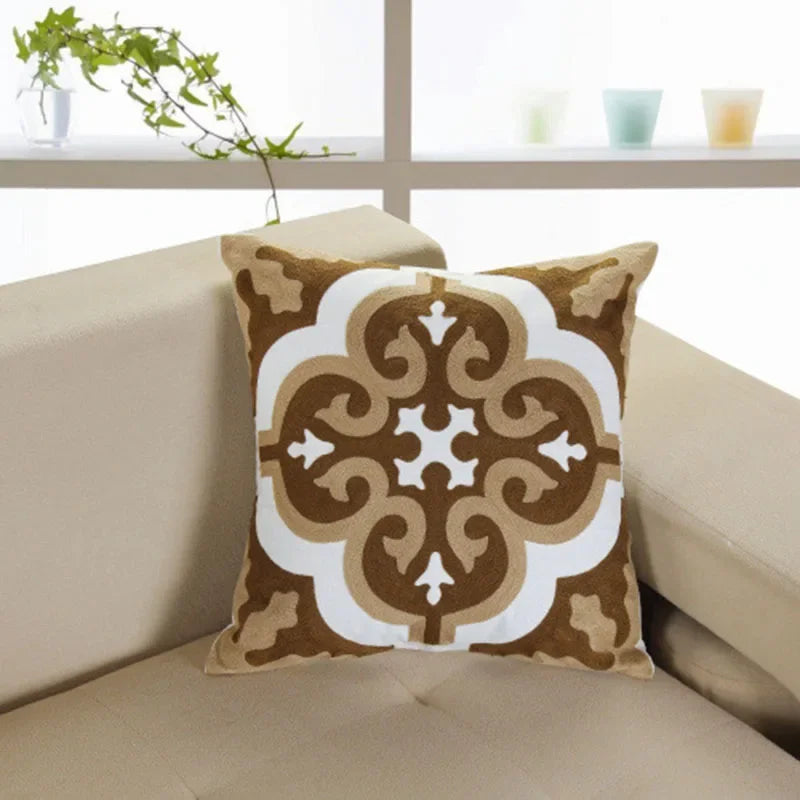 Afralia™ Embroidery Body Pillow: Nordic Comfort for Home & Office