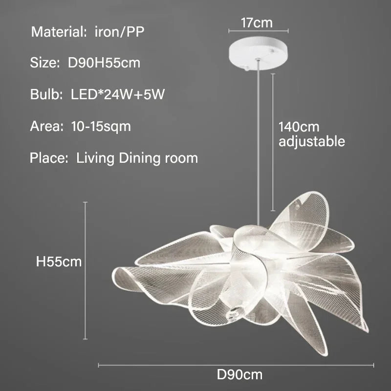 Afralia™ Modern Luxury Chandelier Pendant Light Kitchen Living Room