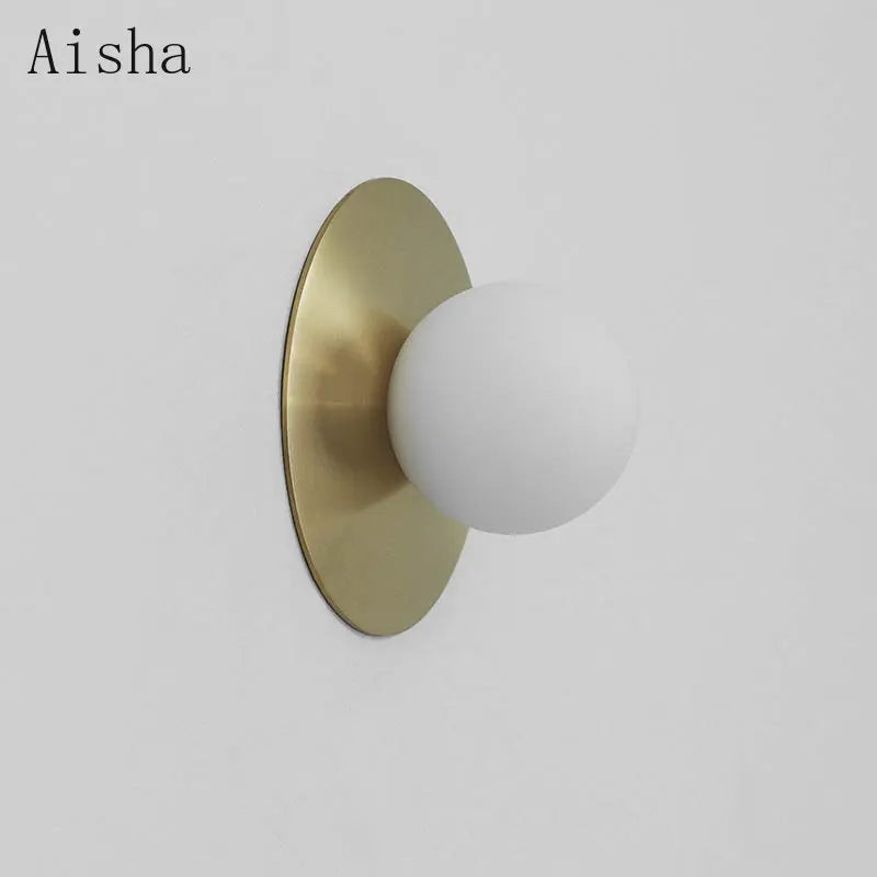 Afralia™ Circular Wall Lamp: Nordic Designer Sconces for Stylish Home Decor