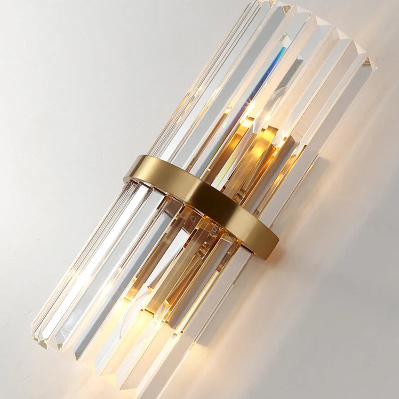 Afralia™ Crystal Wall Light: Modern Nordic Sconces Indoor Lighting for Living Room Bedroom