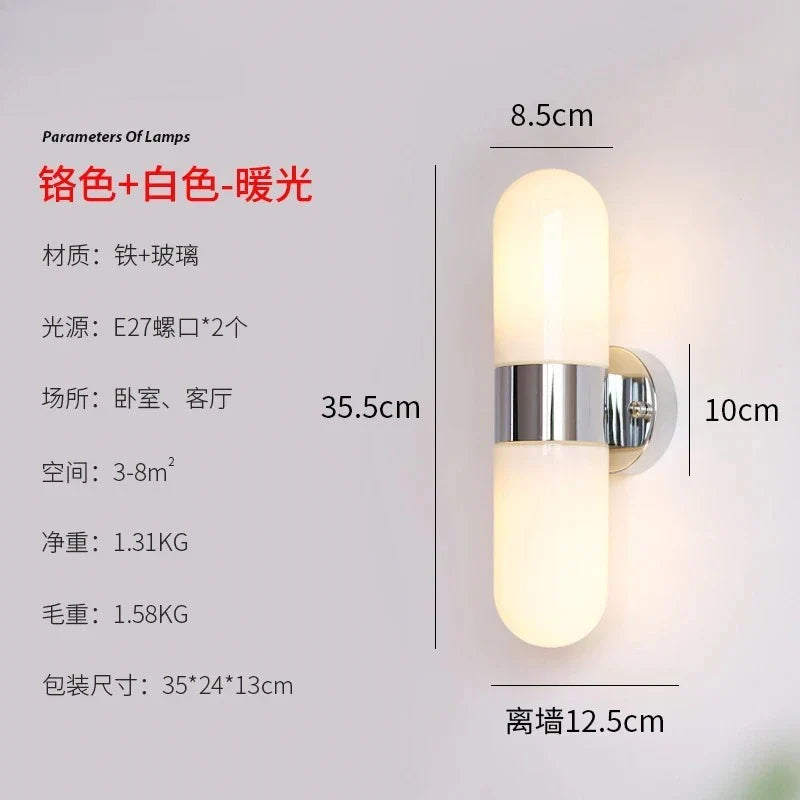 Afralia™ LED Vanity Mirror Light for Bathroom Hallway Bedroom Restroom Washbasin