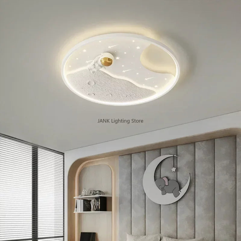 Afralia™ Space Star Bedroom Ceiling Light for Kids Room Home Decor