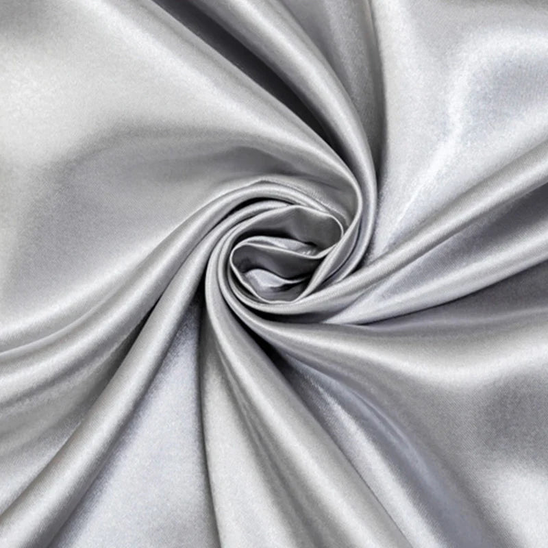 Afralia™ Satin Flat Sheet and Pillowcase Set | Silky Solid Color Bedding for Full Queen King Size