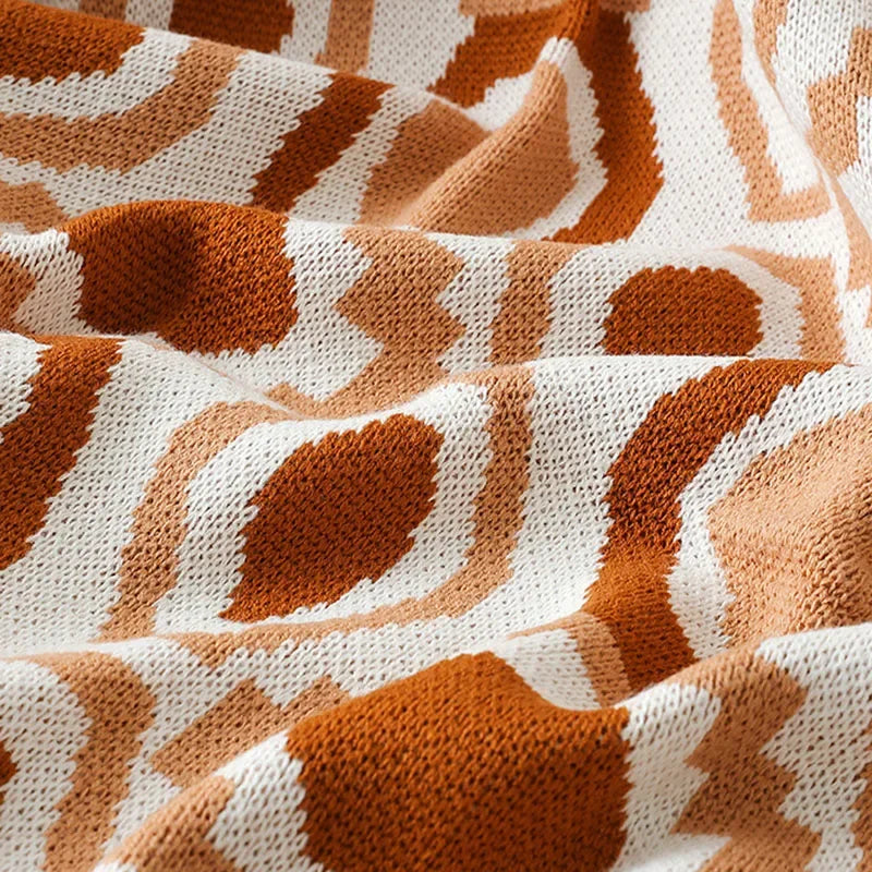 Afralia™ Bohemian Winter Blanket: Skin-friendly, Thick & Multifunctional for Office, Travel & Home