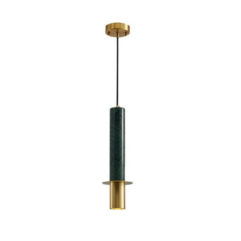Afralia™ Copper Marble LED Pendant Light Modern Design for Dining Living Room Corridor