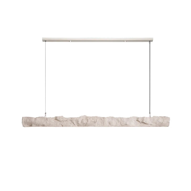 Afralia™ Wabi Sabi Led Strip Pendant Lights - Nordic Minimalist Dining Room Chandelier