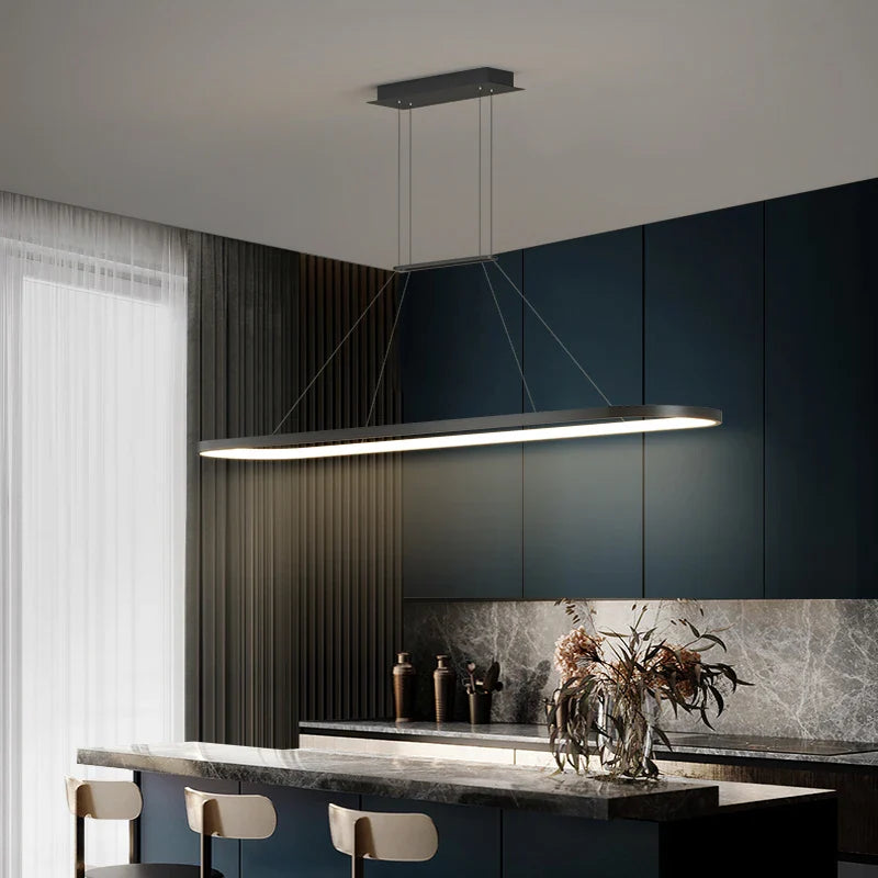 Afralia™ LED Chandelier Pendant Light for Kitchen Bedroom Dining Living Room