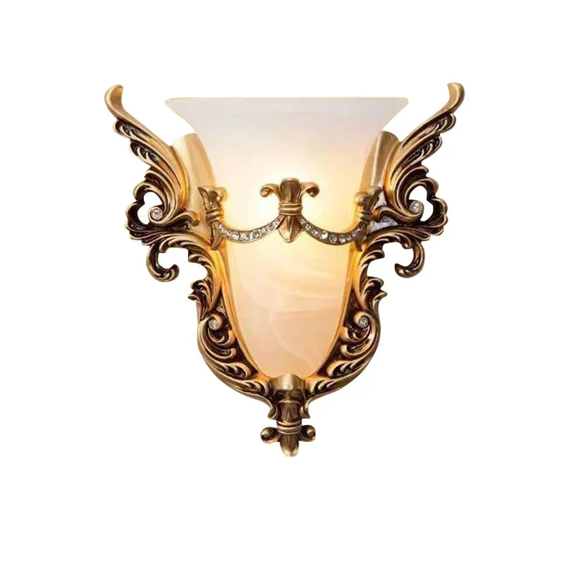 Afralia™ Glass Sconce Light for Modern Interior LED Wall Lamp