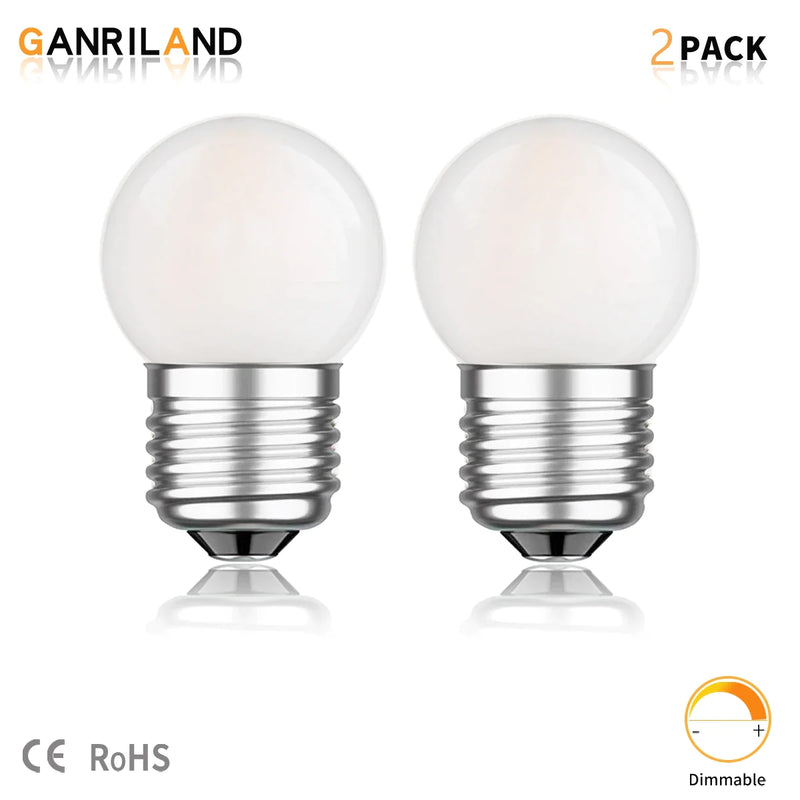 Afralia™ Mini Frosted LED Globe Bulb 1.5W E26 E27 String Light Decor Pendant Bulb