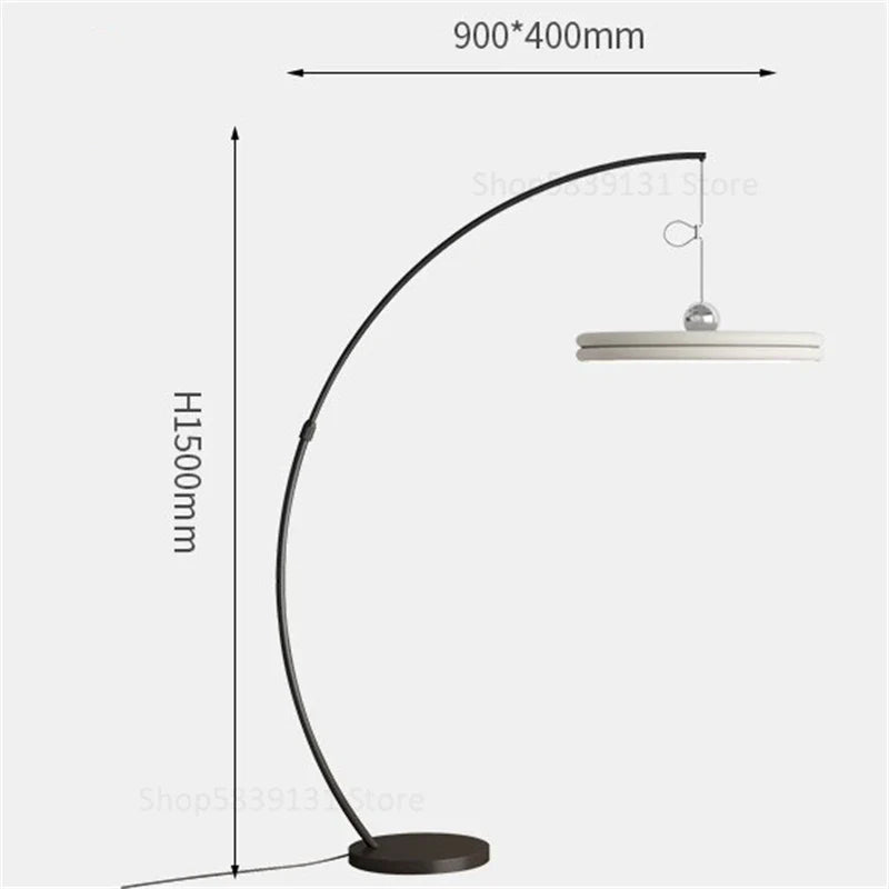 Afralia™ Nordic Minimalist Iron Art Floor Lamp for Living Room Sofa