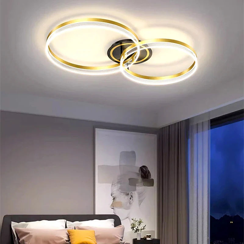 Afralia™ Nordic LED Ceiling Light for Home Salon Bedroom Decor and Living Room Lighting