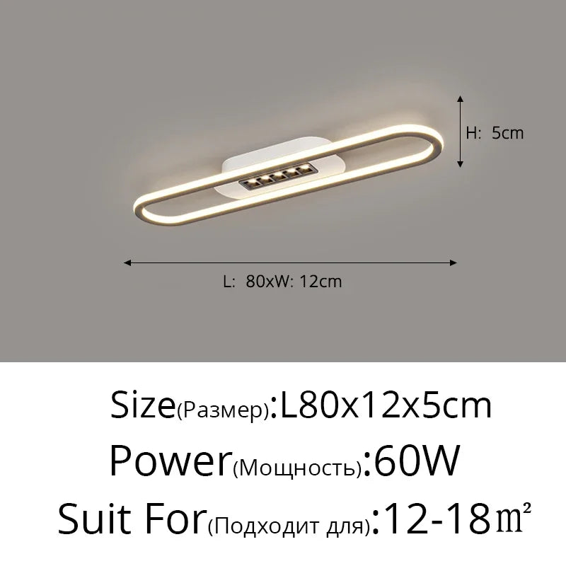 Afralia™ LED Corridor Chandeliers with Spotlights - Creative Entry Porch Lighting