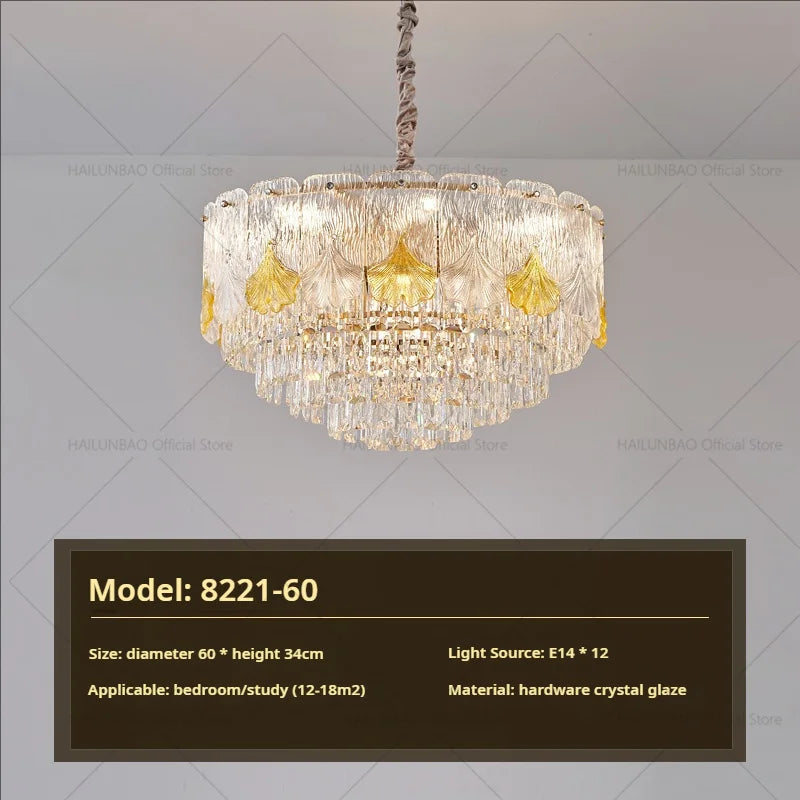 Afralia™ European Crystal Chandelier Light for Luxury Living Room, Dining Room, Hall and Villa