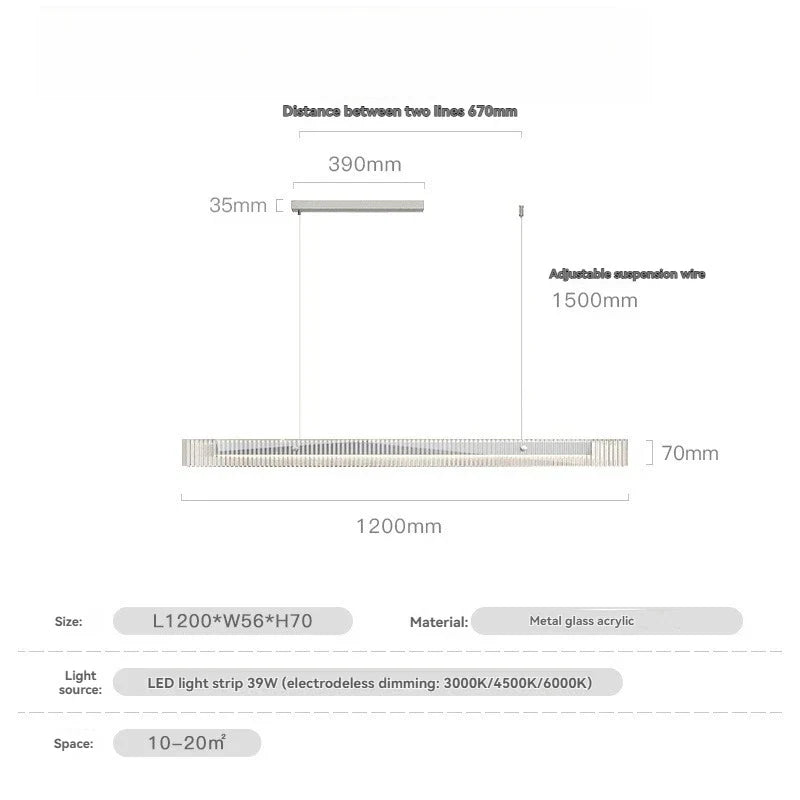 Afralia™ Gold Black Glass Pendant Light for Dining Room, LED Living Room Ceiling Decor