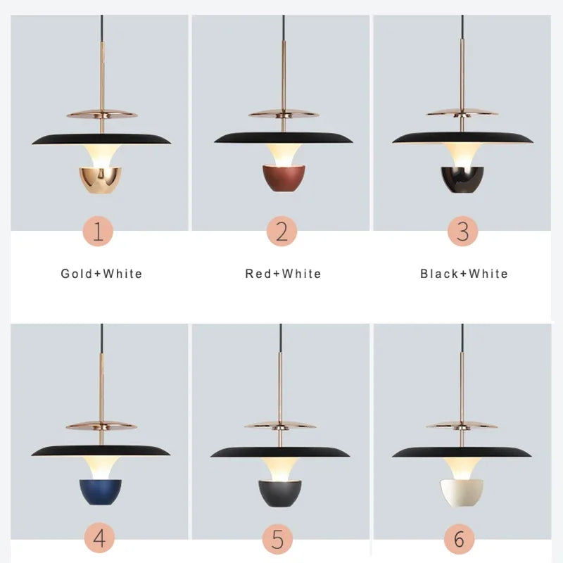 Afralia™ LED Pendant Light: Colourful Chandelier for Kitchen, Dining Room, Bedroom.