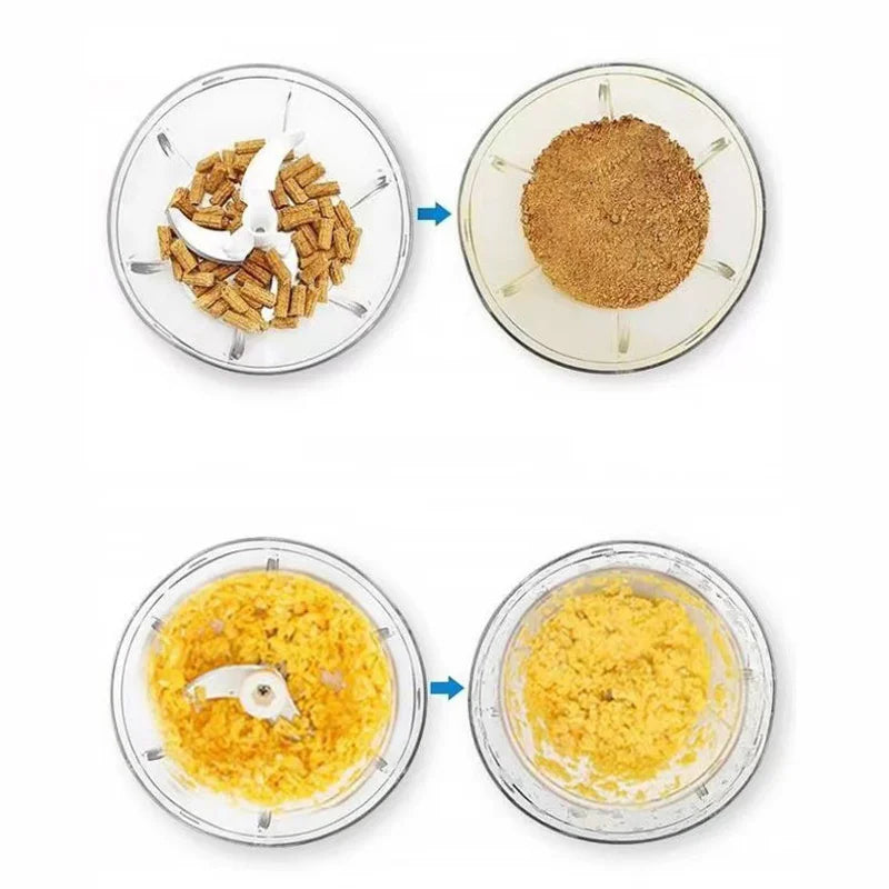 Afralia™ Mini Food Processor Meat Mincer Garlic Chopper Vegetable Cutter Kitchen Tool