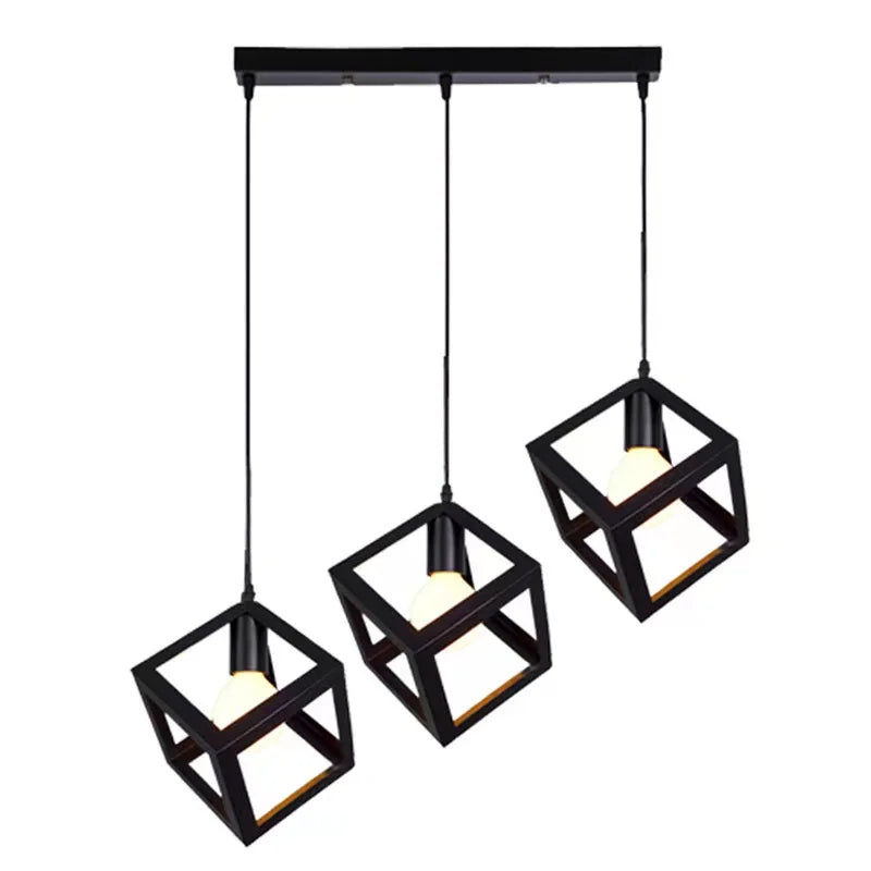 Afralia™ Elegant Square Chandelier by Artful Design - Stylish Ceiling Light for Kitchen & Bedroom