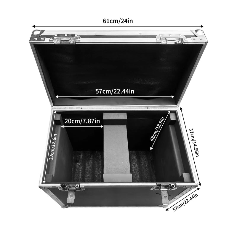 Afralia™ Moving Head Beam Light Flight Case with Wheels