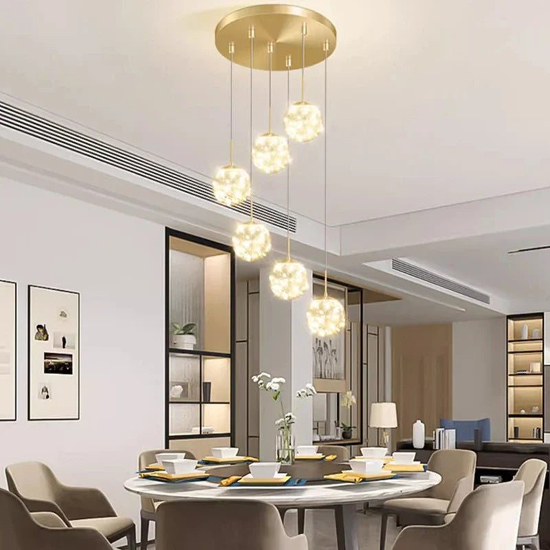 Afralia™ LED Pendant Chandeliers for Modern Home Decor and Indoor Lighting