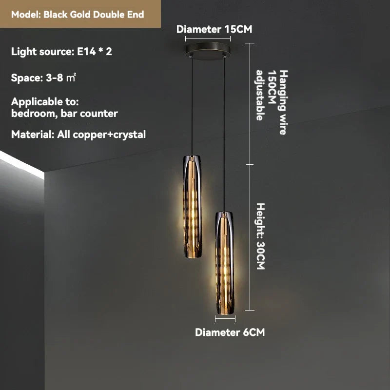 Afralia™ Crystal Pendant Light: Modern LED Round Hanging Lamp for Living Room and Dining Room