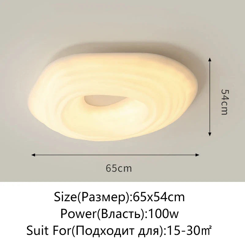 Afralia™ Cloud LED Ceiling Chandelier for Modern Living Room, Bedroom, Dining Room, and Aisle Lighting.