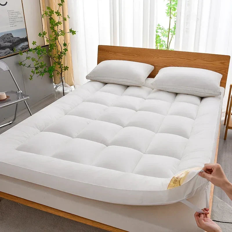 Afralia™ Soft Thicken Quilted Queen Mattress Topper for Year-Round Comfort