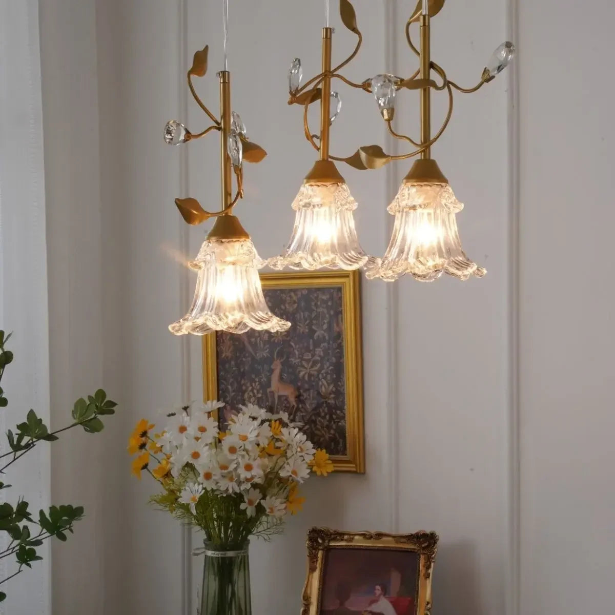 Afralia™ Luxure Crystal LED Chandelier for Modern Living Room and Bedroom